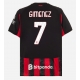 AC Milan Santiago Gimenez #7 Replike Domaci Dres 2025-26 Kratak Rukav
